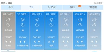 北京天气实时预报（北京未来4天天气预报）