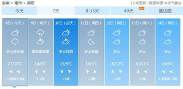涡阳天气（涡阳天气预报40天查询）