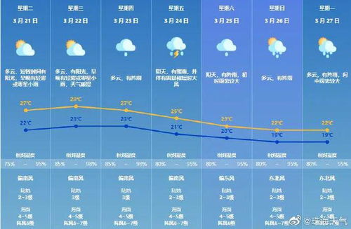 这周的天气预报（这周的天气预报）